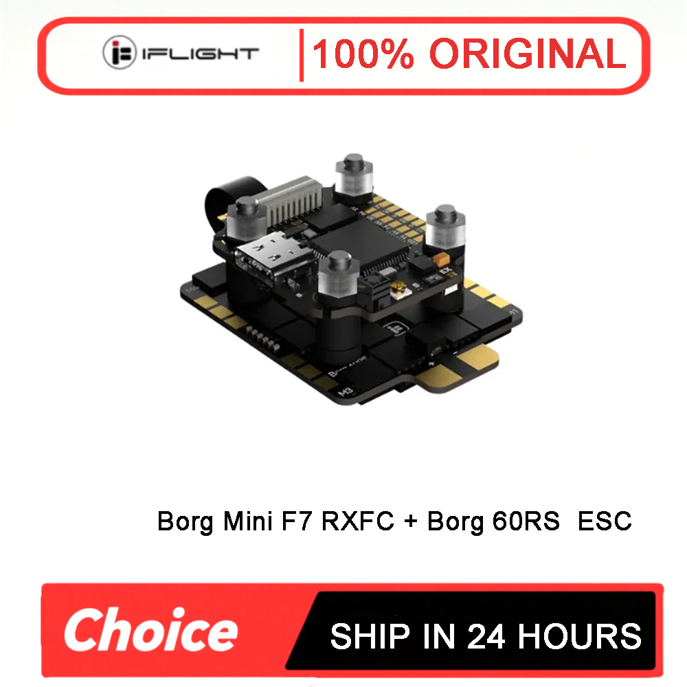 Fpv Flight Controller F7 Stack 60A - مجموعة تحكم طيران Borg Mini F7