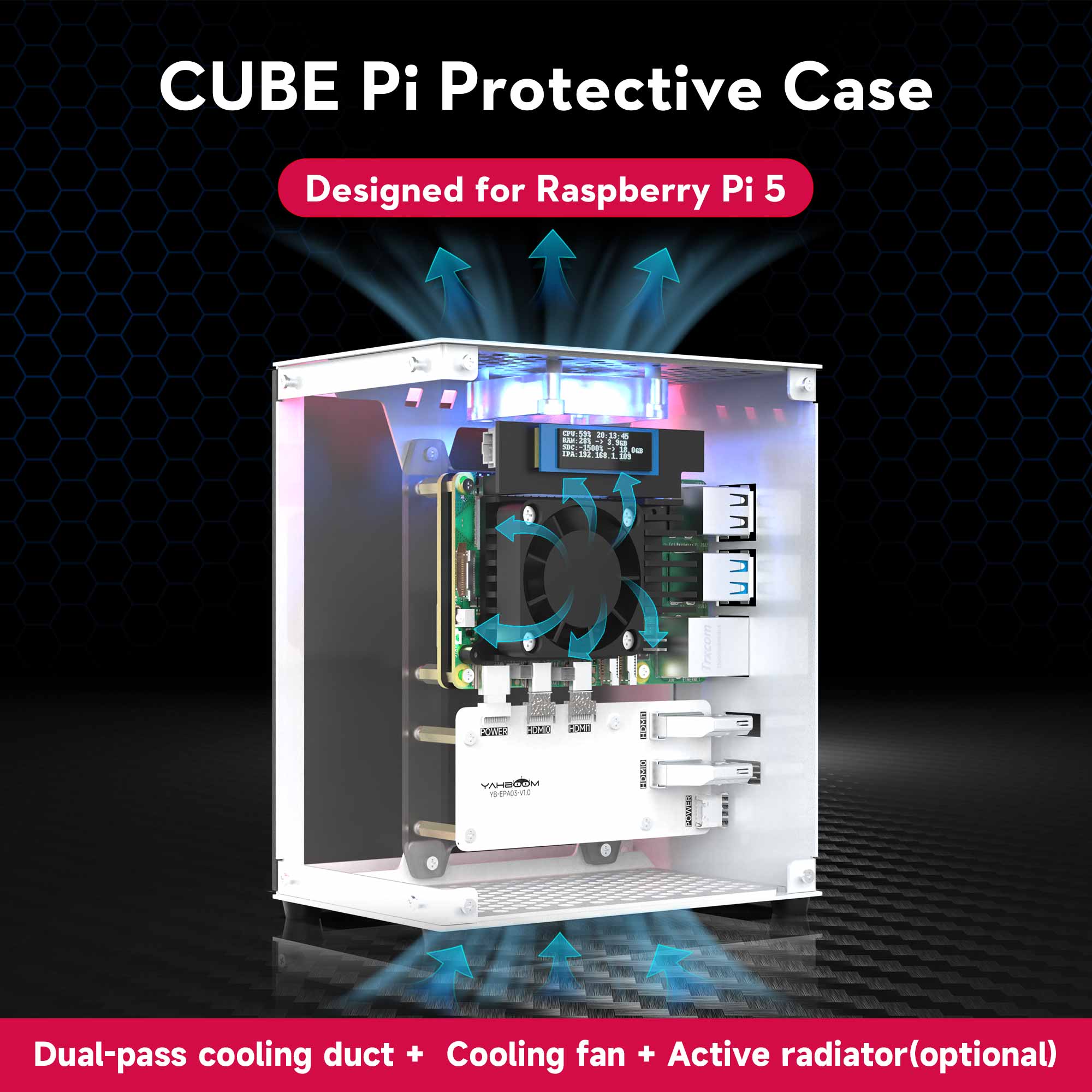 Raspberry Pi 5 8Gb Kit - طقم حماية Raspberry Pi 5 مع