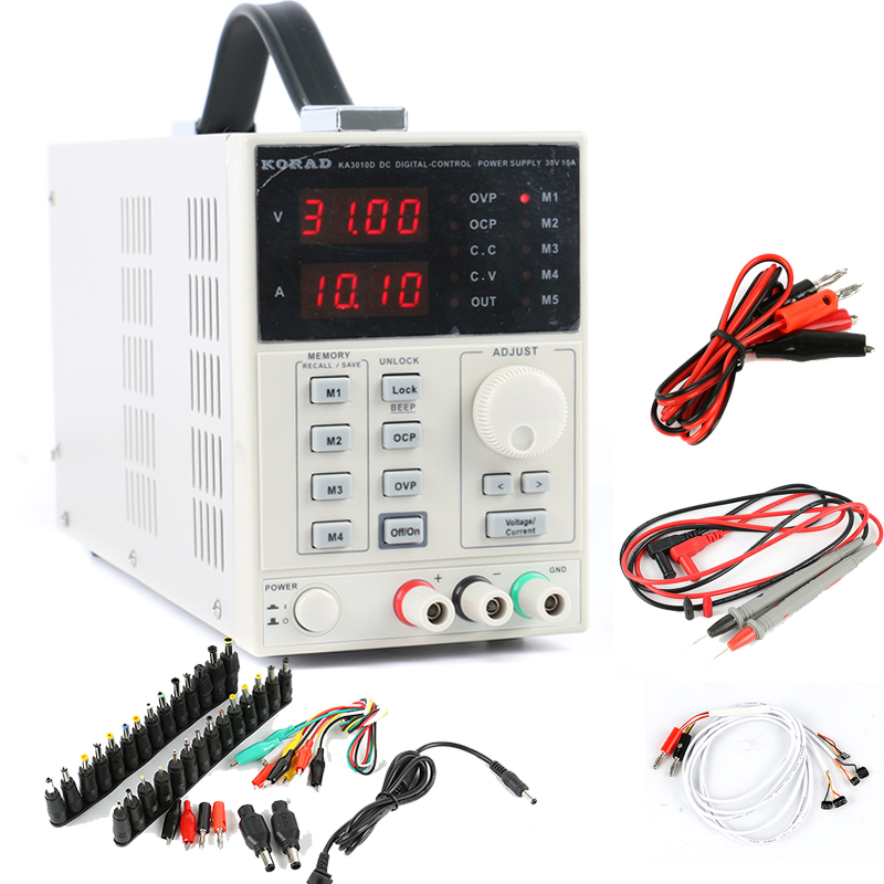 مزود طاقة رقمي خطي قابل للبرمج - مراجعة Linear Lab Power Supply Adjustable وسعره