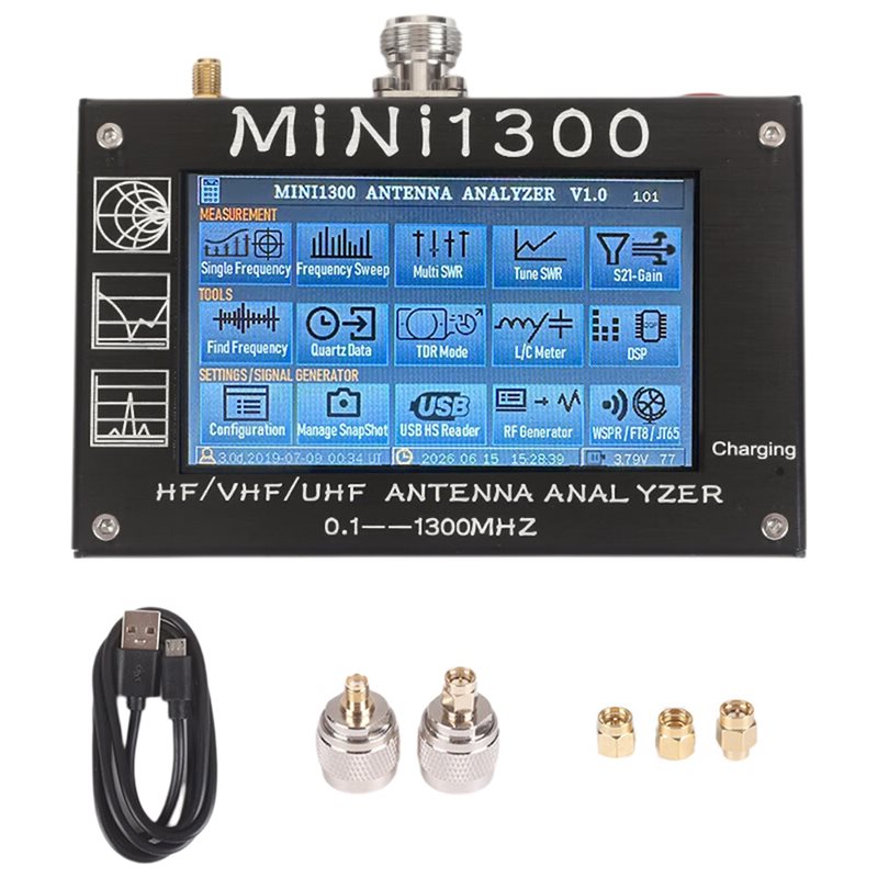 محلل هوائي ALIM-Mini1300 مقاس  - مراجعة Signal Generator Spectrum Analyzer وسعره