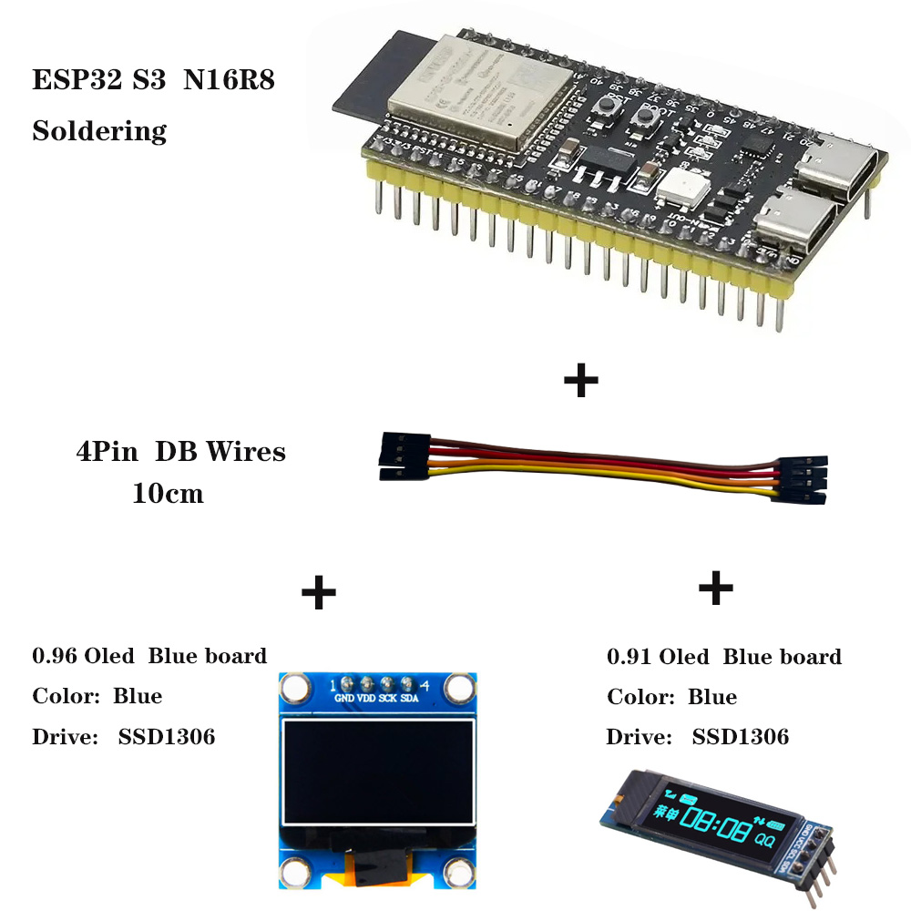 لوحات تطوير ESP32-S3 مع مجموعة - مراجعة Esp32 S3 Development Board Lot وسعره