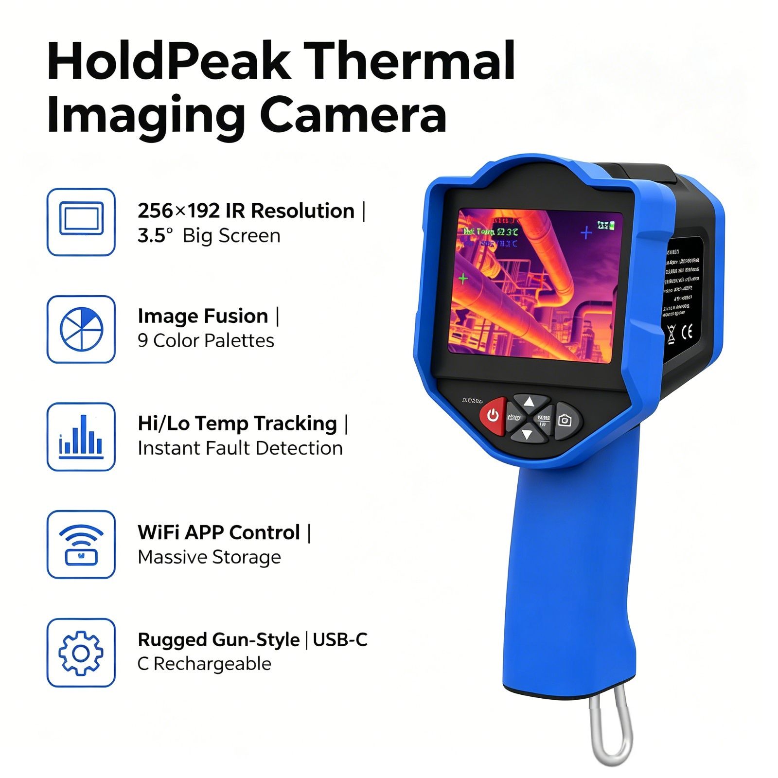 كاميرا التصوير الحراري هولدبيك - مراجعة Thermal Imaging Camera Pcb Repair وسعره