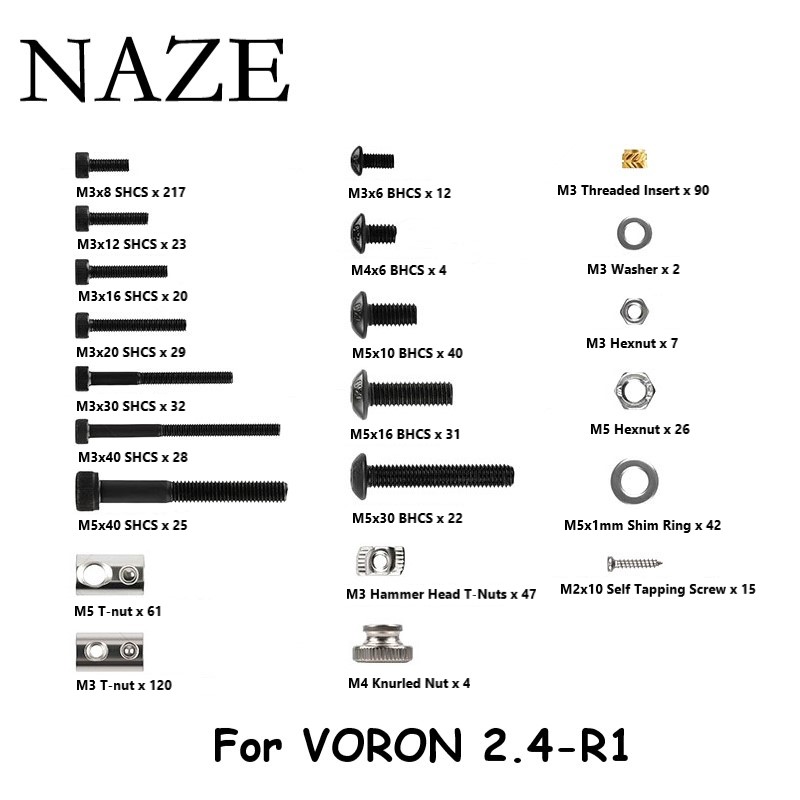 نازي Voron2.4 طابعة ثلاثية الأ - مراجعة Voron 2.4 R2 Kit وسعره